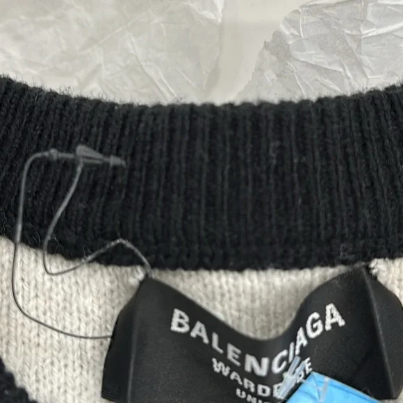 Balenciaga All Over Logo Sweater